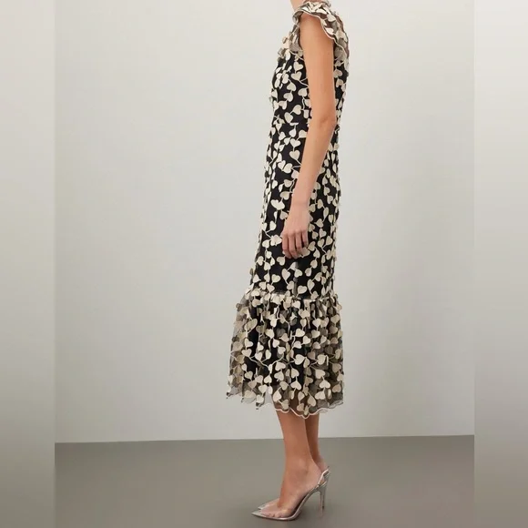 Shoshanna Liberty Dress with heart-shaped lace overlay, 8 - Picture 4 of 15